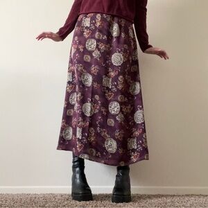 Whimsygoth Witchy Vintage 90s Maxi Skirt Charter Club Women Size 14 Petite